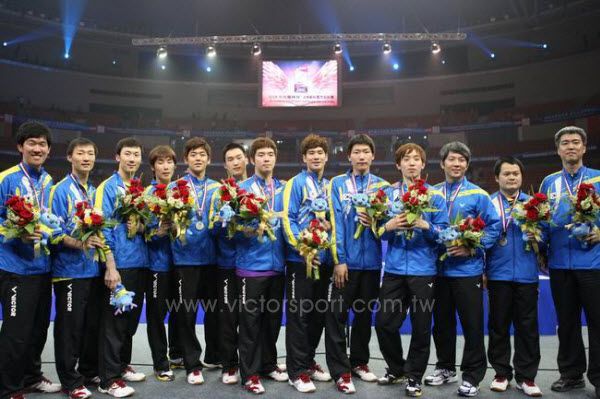 2012 湯姆斯盃 亞軍－ 韓國隊  全隊大合照!!